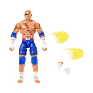 Mattel WWE X Street Fighter Batista Action Figure & Accessories, 6-Inch Collectible Sagat Mashup Set