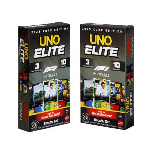 Mattel UNO Elite Formula 1 2025 Core Edition Booster Set 2 Pack