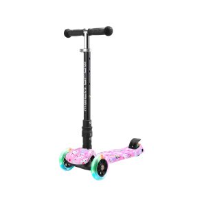BOLDCUBE - Big 3WS - Kitty Love 3 LED Wheel Scooter (BC-3WS-SKY027)