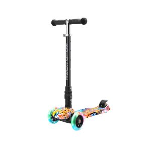 BOLDCUBE - Big 3WS - Street Graffiti 3 LED Wheel Scooter (BC-3WS-01-SKY103)