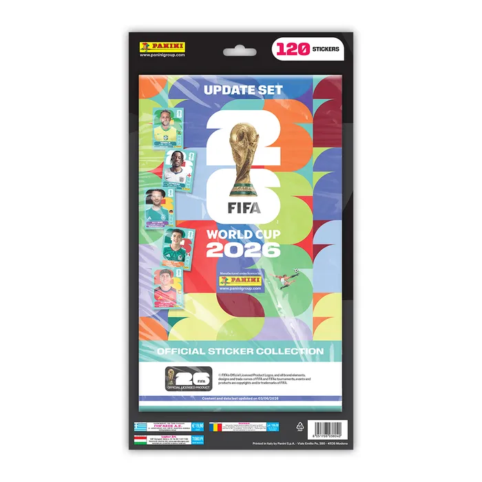 Panini FIFA World Cup 2026 Official Sticker Master Collector Bundle (Softcover Album + 50-Packet Display Box + Official Update Set) - Image 4