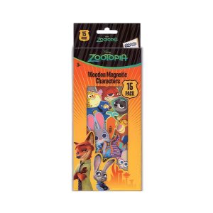 RRG - Skoodle Cartoon Animation: Disney - Zootopia Wooden Magnetic Set (15 Pack)