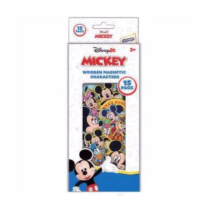 RRG - Skoodle Cartoon Animation: Disney Junior - Mickey Mouse Wooden Magnetic Set (15 Pack)