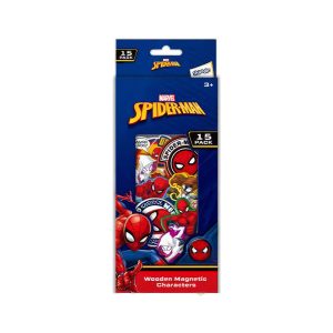 RRG - Skoodle Super Heroes: Marvel - Spider-Man Wooden Magnetic Set (15 Pack)