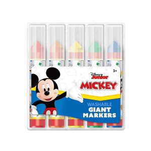 RRG - Skoodle Cartoon Animation: Disney Junior - Mickey Mouse Washable Giant Markers (5 Pack)