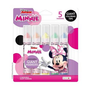 RRG - Skoodle Cartoon Animation: Disney Junior - Minnie Mouse Washable Giant Markers (5 Pack)