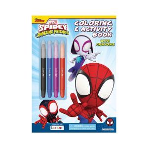 RRG - Skoodle Super Heroes: Marvel - Spidey & His Amazing Friends Coloring & Activity Book with Crayons