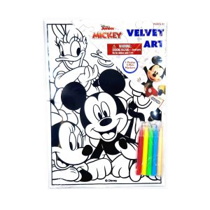 RRG - Skoodle Cartoon Animation: Disney Junior - Mickey Mouse Velvet Art with Mini Markers