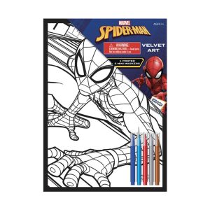 RRG - Skoodle Super Heroes: Marvel - Spider-Man Velvet Art with Mini Markers