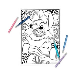 RRG - Skoodle Cartoon Animation: Disney - Lilo & Stitch Velvet Art with Mini Markers
