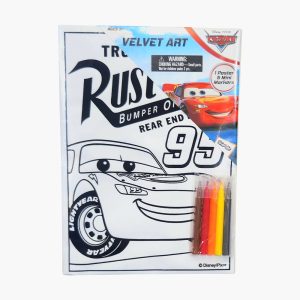 RRG - Skoodle Cartoon Animation: Disney Pixar - Cars Velvet Art with Mini Markers
