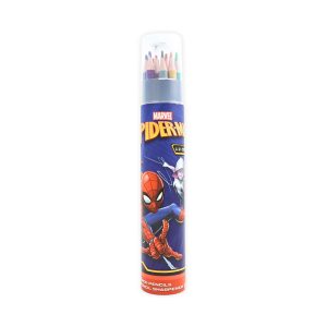 RRG - Skoodle Super Heroes: Marvel - Spider-Man Colored Pencils with Sharpener (12 Pack)