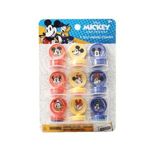 RRG - Skoodle Cartoon Animation: Disney - Mickey Mouse & Friends Self Inking Stamps Kit (9 Pack)