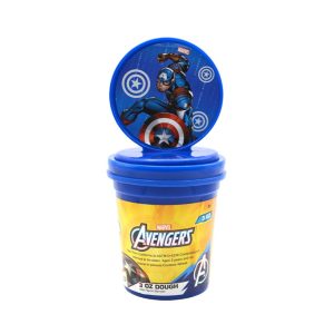 RRG - Skoodle Super Heroes: Marvel - Captain America 3OZ Dough with Figure Stamper