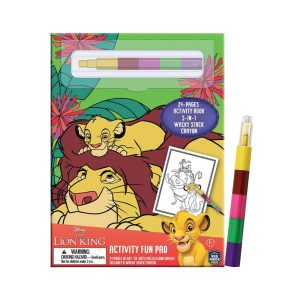RRG - Skoodle Cartoon Animation: Disney - The Lion King Activity Fun Pad with Stackable Crayon