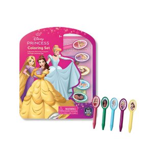 RRG - Skoodle Cartoon Animation: Disney Princess Coloring Set with Shaped Crayon