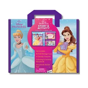 RRG - Skoodle Cartoon Animation: Disney Princess Story & Activity Fold-Out Storage Case