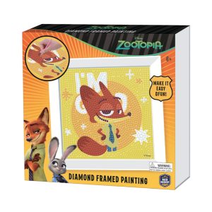 RRG - Skoodle Cartoon Animation: Disney - Zootopia - Nick Wilde Diamond Framed Painting Kit