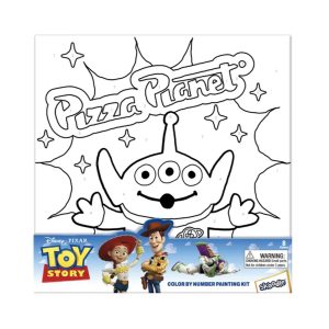 RRG - Skoodle Cartoon Animation: Disney Pixar - Toy Story - Alien Color by Number (Canvas Painting)