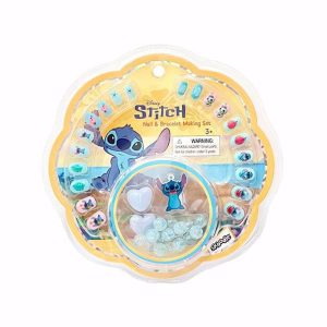 RRG - Skoodle Cartoon Animation: Disney - Lilo & Stitch - Stitch Nail Stickers & Bracelet Making Set