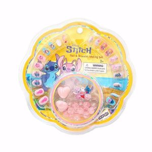 RRG - Skoodle Cartoon Animation: Disney - Lilo & Stitch - Stitch & Angel Nail Stickers & Bracelet Making Set