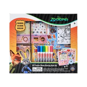 RRG - Skoodle Cartoon Animation: Disney - Zootopia DIY Twister Shake Painting Book Set