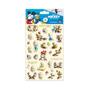 RRG - Skoodle Cartoon Animation: Disney - Chip N Dale 3D Crystal Stickers