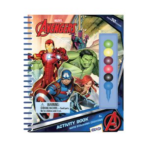 RRG - Skoodle Super Heroes: Marvel - Avengers Activity Book with Stacking Crayon