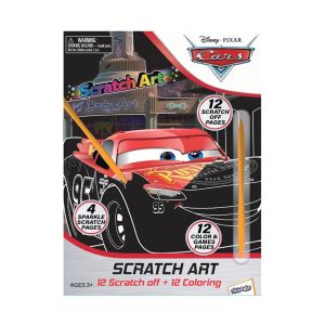 RRG - Skoodle Cartoon Animation: Disney Pixar - Cars Scratch Art
