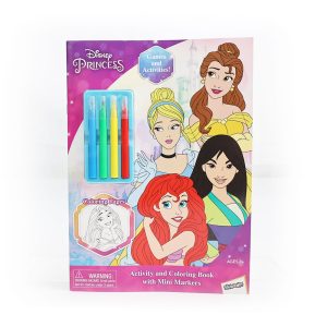 RRG - Skoodle Cartoon Animation: Disney Princess Activity & Coloring Book with Mini Markers