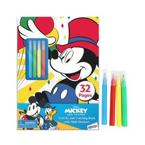 RRG - Skoodle Cartoon Animation: Disney - Mickey Mouse & Friends Activity & Coloring Book with Mini Markers