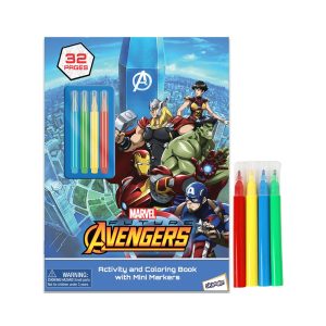 RRG - Skoodle Super Heroes: Marvel - Avengers Activity & Coloring Book with Mini Markers