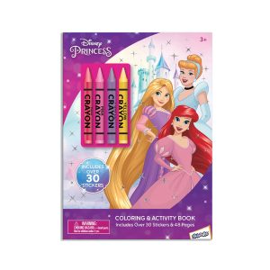 RRG - Skoodle Cartoon Animation: Disney Princess Coloring & Activity Book with Crayons