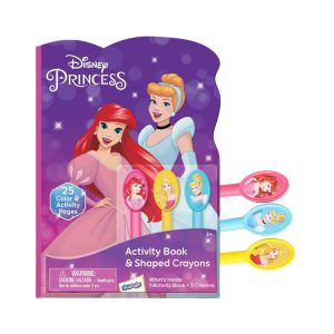 RRG - Skoodle Cartoon Animation: Disney Princess Activity Book & Shaped Crayons