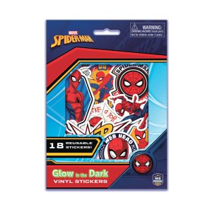 RRG - Skoodle Super Heroes: Marvel - Spider-Man Glow in the Dark Vinyl Stickers