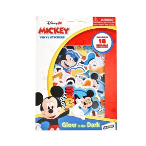 RRG - Skoodle Cartoon Animation: Disney Junior - Mickey Mouse Glow in the Dark Vinyl Stickers