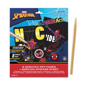 RRG - Skoodle Super Heroes: Marvel - Spider-Man Scratch Art & Sticker