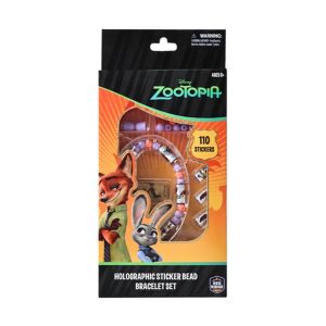 RRG - Skoodle Cartoon Animation: Disney - Zootopia Holographic Sticker Bead Bracelet Set (110 PCS)