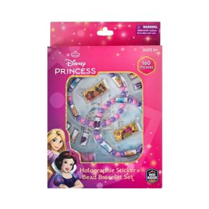 RRG - Skoodle Cartoon Animation: Disney Princess Holographic Sticker Bead Bracelet Set (160 PCS)