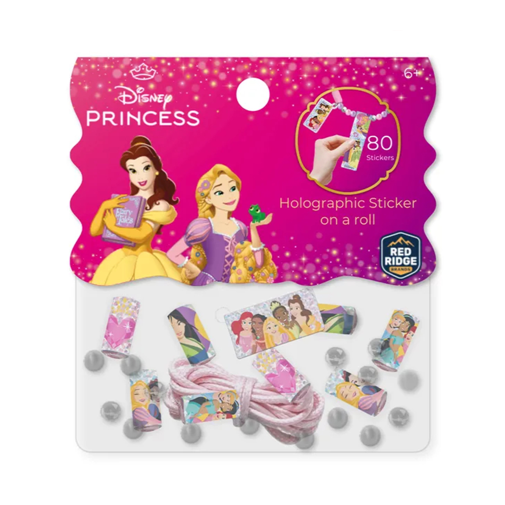 RRG - Skoodle Cartoon Animation: Disney Princess Holographic Sticker on a roll (80 PCS) - Image 3