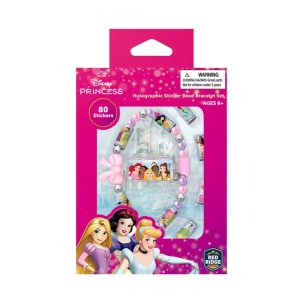 RRG - Skoodle Cartoon Animation: Disney Princess Holographic Sticker Bead Bracelet Set (80 PCS)
