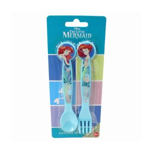 LITTLE MERMAID 2 PCS PP CUTLERY SET