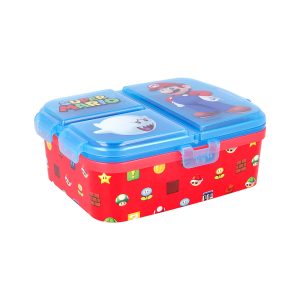 SUPER MARIO MULTI COMPARTMENT RECTANGULAR SANDWICH BOX