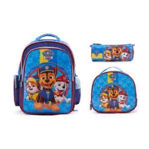 Amiral Cartoon Animation: Paw Patrol 3-In-1 Back to School Collectotion (Backpack 18 Inch , Lunch Bag & Pencilcase)