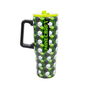 MINECRAFTSTOR YOUNG ADULT DW INSULATED STAINLESS STEEL XL COOL SIPPER MUG 920 ML
