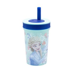 FROZENSTOR LEAK PROOF SILICONE STRAW TUMBLER 420ML