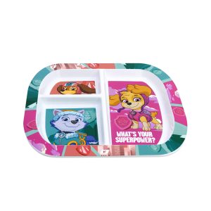 PAW PATROL GIRLSTOR RECTANGULAR DIVIDED PLATE