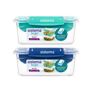 Sistema To Go Square Stax Container 1.15L