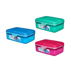 Sistema To Go Slimline Quaddie Lunch Box 1.5L