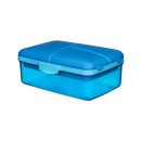 Sistema To Go Slimline Quaddie Lunch Box 1.5L - Blue